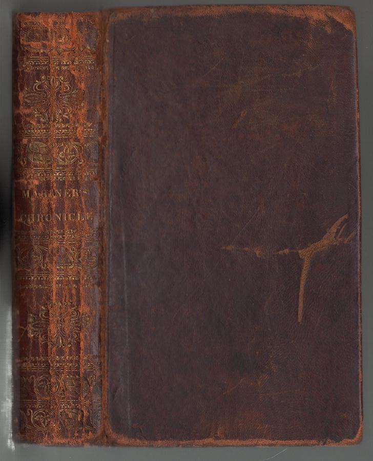 1835 Mariner’s Chronicle – source of Moby Dick (1st: The Mariner’s Chronicle Containing Narratives of the Most Remarkable Disasters at Sea, such as Shipwrecks, Storms, Fires and Famines, also Naval Engagements, Piratical Adventures, Incidents of Disco