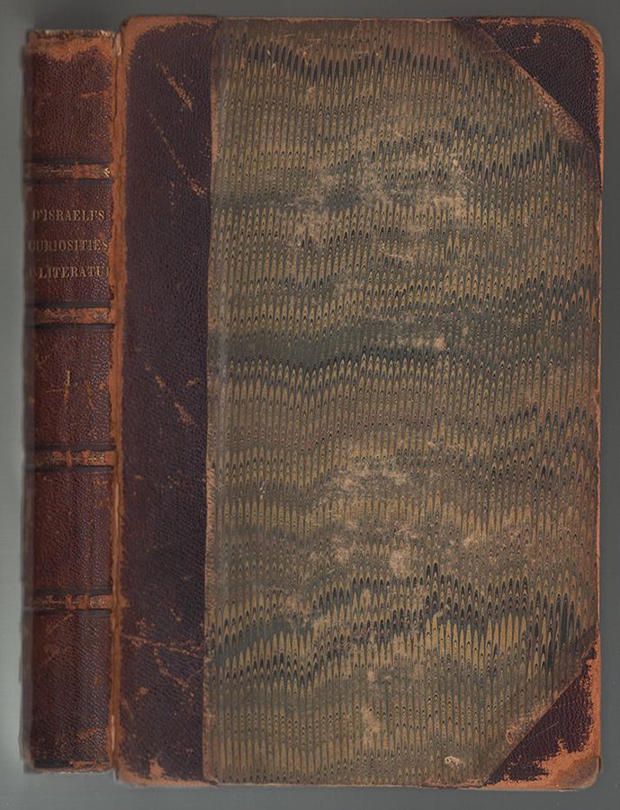 Curiosities of Literature Vol. 1, Disreali 1835: Fascinating look into the often little-known back stories of literature from early times to when this book was published (see photos of Contents). Curiosities of Literature, Vol. 1 by Isaac Disraeli (