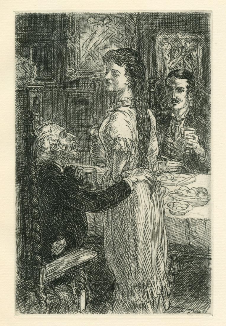 John Sloan original etching | Of Human Bondage (1 of 1)