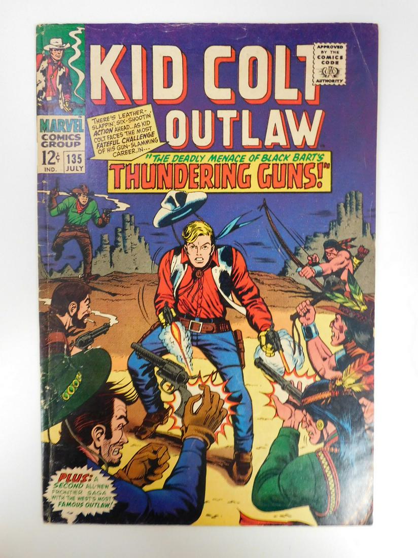 Kid Colt Outlaw #135: No Reserve! Kid Colt Outlaw #135. VG Shipping: Individual Comics: Flat-rate of $9.99 (1-8 comics) or $19.99 (9+ comics) to anywhere within the contiguous U.S. International: Foreign shipping rates are