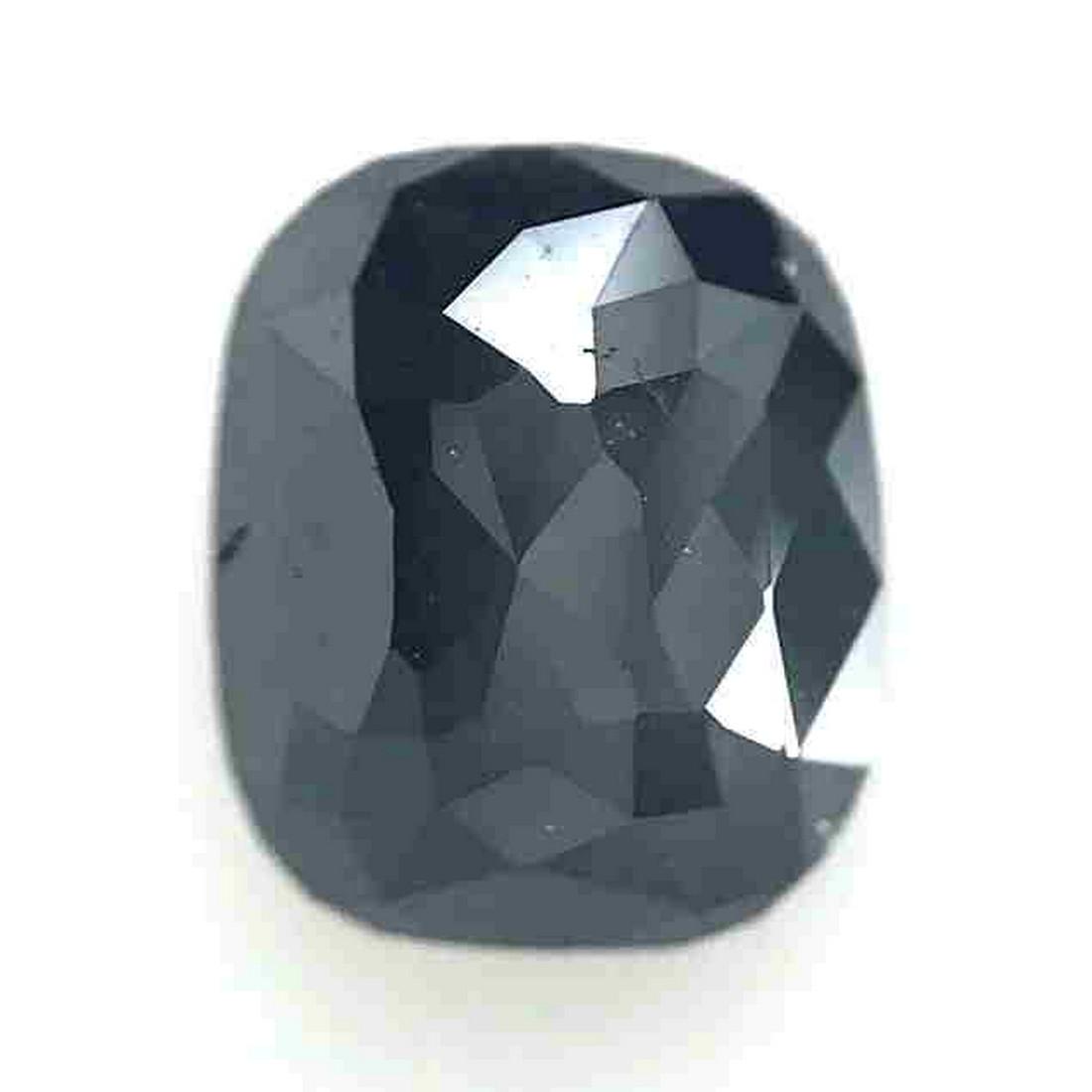 0.84 Cts Attractive Black Natural Diamond: Title: 0.84 Cts Attractive Black Natural Diamond Color/Clarity: Black/VS Gemstone Type: Black Diamond Carat Weights: 0.84 Cts Size/Dimensions: 6.34 x 5.31 x 2.48 mm Reserve: $50.00 Shipping: Domestic