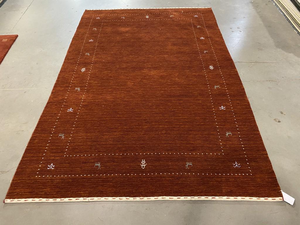 MAGNIFICENT GABBEH RUG 6'X8'.9" (1 of 7)