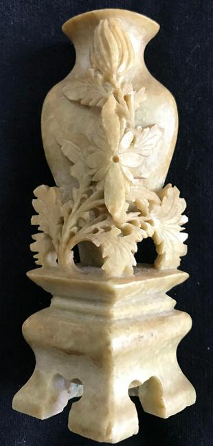 Three (3) Antique Chinese Hand Carved Soapstone: Title: Three (3) Antique Chinese Hand Carved Soapstone Scluptures. Description: Three (3) Antique Chinese Hand Carved Soapstone Scluptures. Date/Period: Antique Materials: Soapstone Dimensions: Reserv