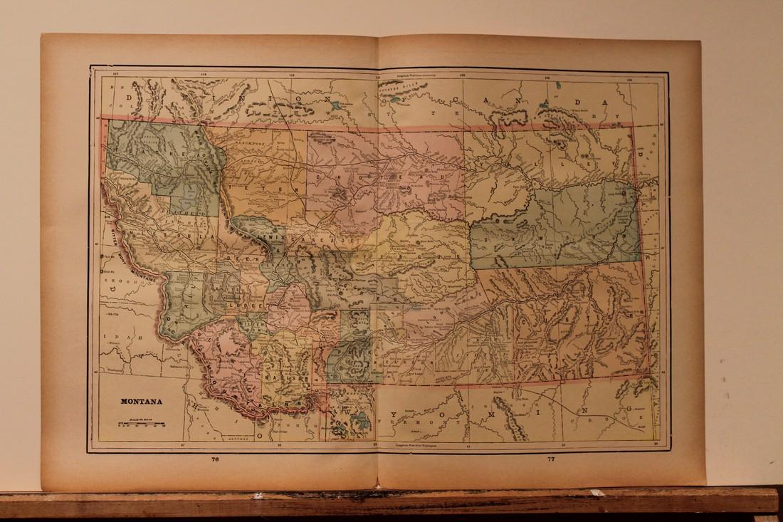 1887 Map of Montana (1 of 3)