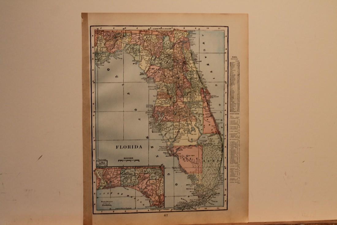1888 Map of Florida (1 of 3)