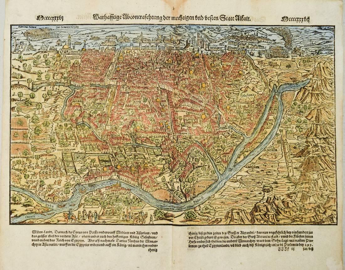 1598 Muster View of Cairo -- [Die Statt Alfair] (1 of 1)