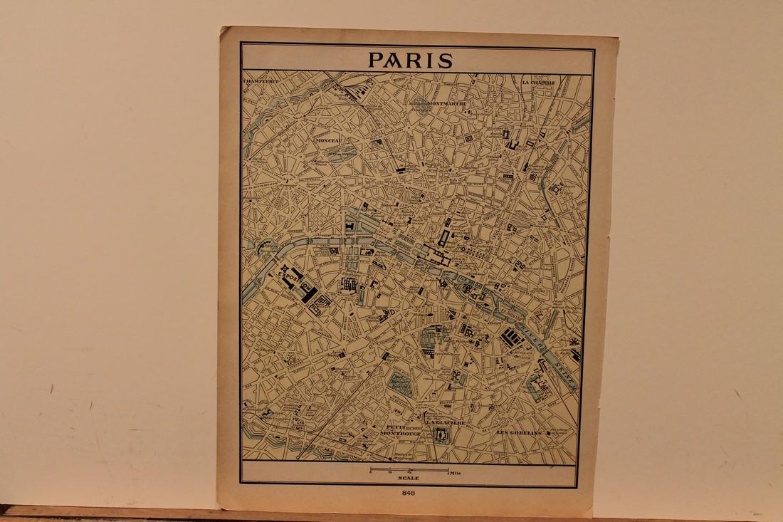 1897 Map of Paris (1 of 3)
