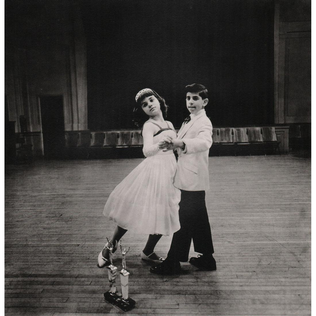 DIANE ARBUS - Junior Interstate Ballroom Dance: Artist: DIANE ARBUS Print Title: Junior Interstate Ballroom Dance Champions, Yonkers, NY 1962 Limited Edition folio 653/1000 Medium: Sheet-Fed Gravure Printed in 1979 Printed in Italy Image Size: 10 x