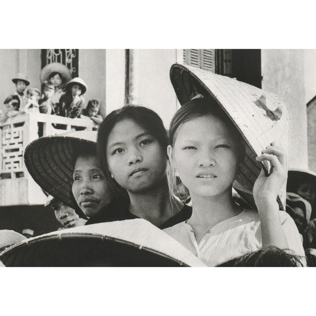 MARC RIBOUD - North Vietnam, 1969: Artist: MARC RIBOUD Print Title: North Vietnam, 1969, At the announcement of the end of the bombing Medium: Sheet-fed Gravure Printing Date: 1980's Printed in Spain Image Size approx: 5.5 x 8 inches M