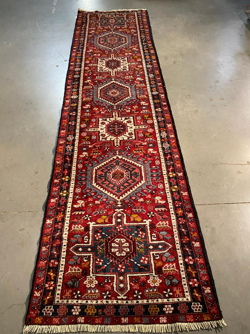 EXQUISITE FINE PERSIAN RUNNER 3'.0 X 11'.5" (1 of 7)