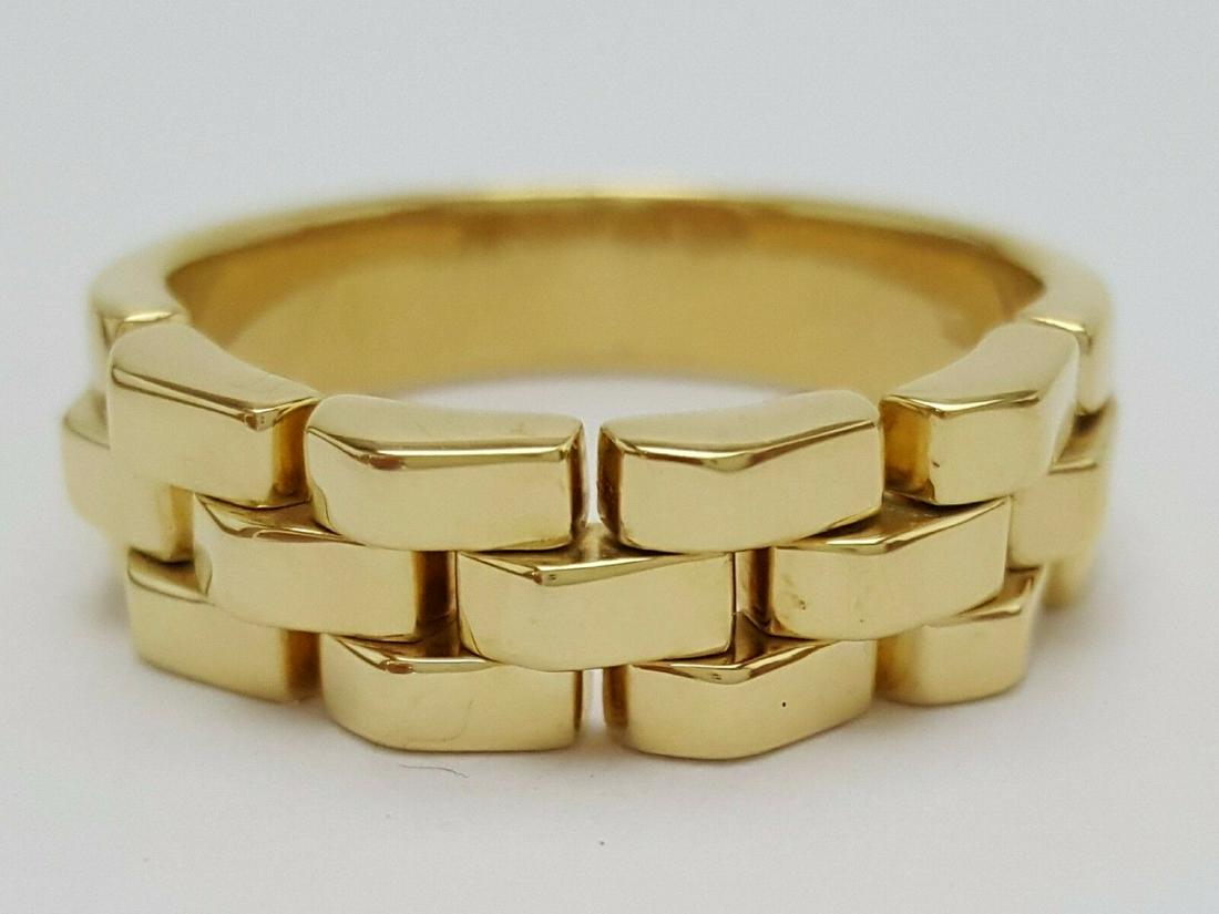 Chimento 18k 750 Yellow Gold Link Designer Ring Size 13: Chimento Yellow Gold Link Ring Chimento 18k 750 Yellow Gold Link Designer Ring Size 13. Check out our other auctions for matching Chimento rings! This auction comes with the ring ONLY. This ring is a