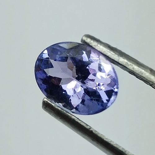 1.20 CTS NATURAL TANZANITE OVAL SHAPE GOOD COLOR LOOSE (1 of 4)