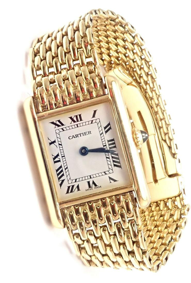 Rare! Authentic Cartier Tank Louis 18k Yellow Gold (1 of 12)