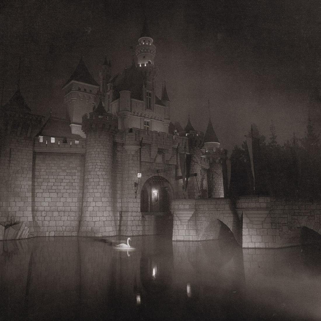 DIANE ARBUS - A Castle in Disneyland, CA, 1962: Artist: DIANE ARBUS Print Title: A Castle in Disneyland, CA, 1962 Medium: Photoengraving Printed 1970’s in the US Image size (inches) approx. 8 x 8” Diane Arbus (1923 –1971),was an American phot