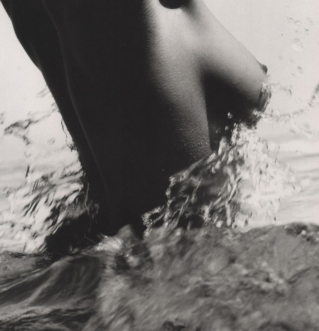 LUCIEN CLERGUE- Nude, Camargue, 1966: Artist: LUCIEN CLERGUE Print Title: Nude, Camargue, 1966 Printing Date: 1980’s Medium: Photolithograph Printed in:Germany Image Size: 8 x 8” Lucien Clergue (French: 1934 – 2014)was a French pho