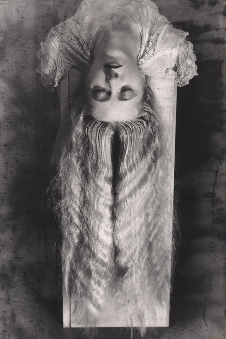 MAN RAY - Femme aux lons cheveux, 1929: Artist: MAN RAY Print Title: Femme aux lons cheveux, 1929 Medium: Photo-Lithograph Printed 1980’s in Germany Image size (inches) approx. 11 x 7.5” Man Ray was an American visual artist who spent m