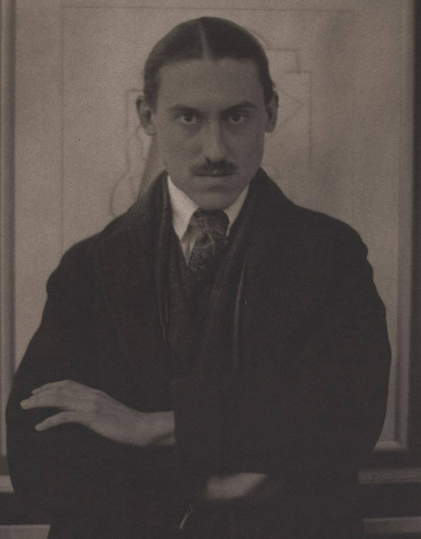 ALFRED STIEGLITZ - Charles Demuth, 1915: Artist: ALFRED STIEGLITZ Print Title: Charles Demuth, 1915 Medium: Tritone Photoengraving Printed 1980’s in the US Image size (inches) approx. 8.5 x 7” Alfred Stieglitzwas an American photographer