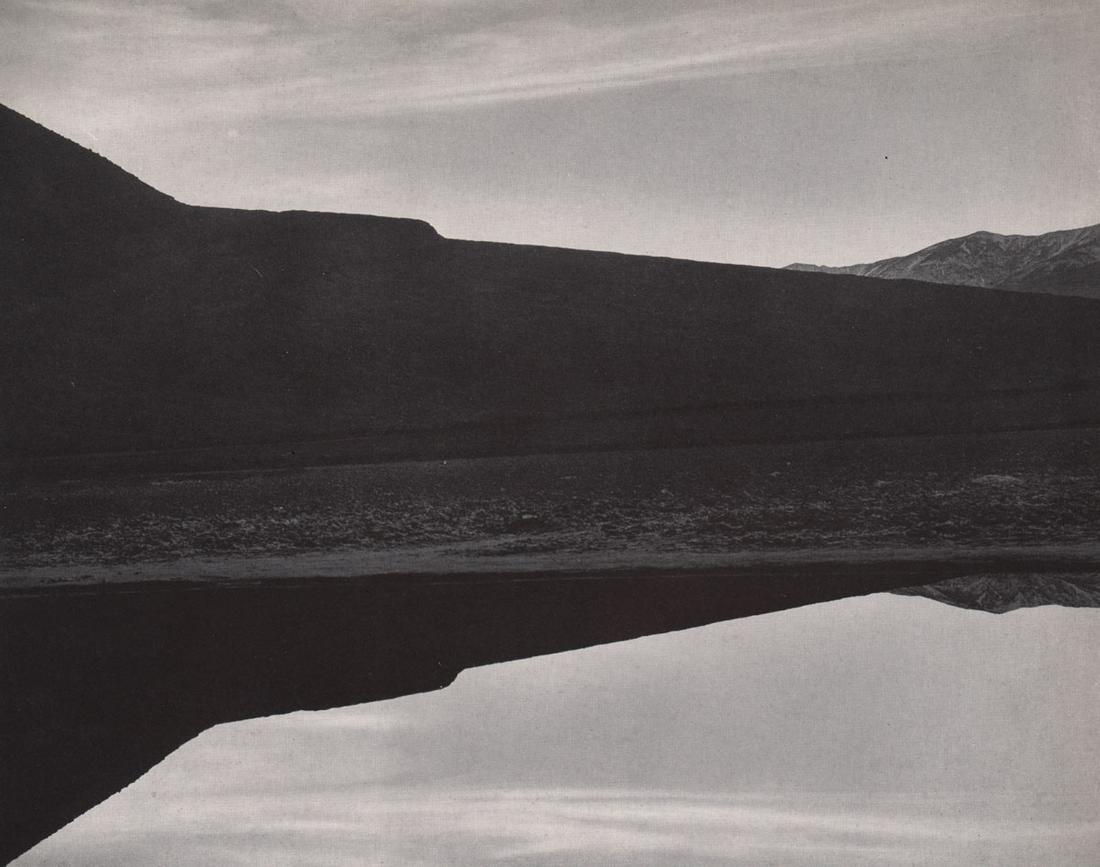 EDWARD WESTON - Badwater, Death Valley: Artist: EDWARD WESTON Print Title: Badwater, Death Valley Medium: Photoengraving Printed in USA in 1940’s Image Size approx: 7 x 9” Edward Weston 1886-1958) was a 20th-century American photographe