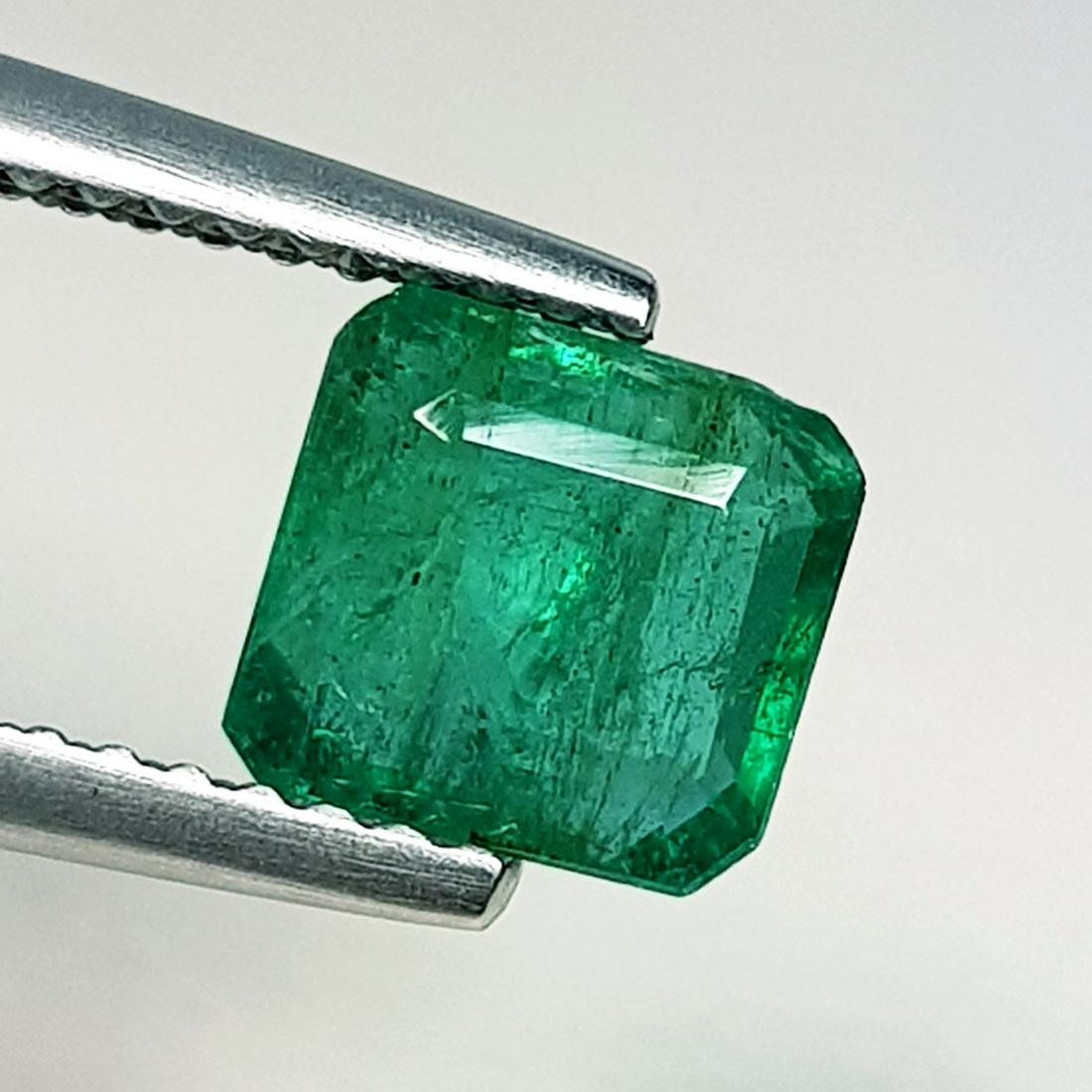 Natural Emerald Square Cut 1.51 ct (1 of 5)