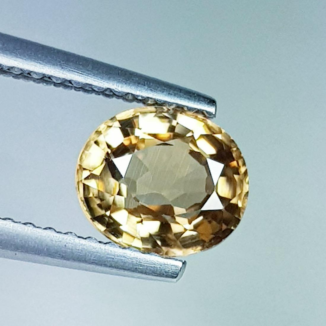 1.76 ct Natural Zircon Oval Cut: No Reserve! Title: 1.76 ct Natural Zircon Oval Cut Color/Clarity: VVS Carat Weight: 1.76 Dimensions: 7.10 x 6.10 x 3.60 Additional Information: Oval - Cambodia Shipping: Domestic: Flat-rate of $7.00