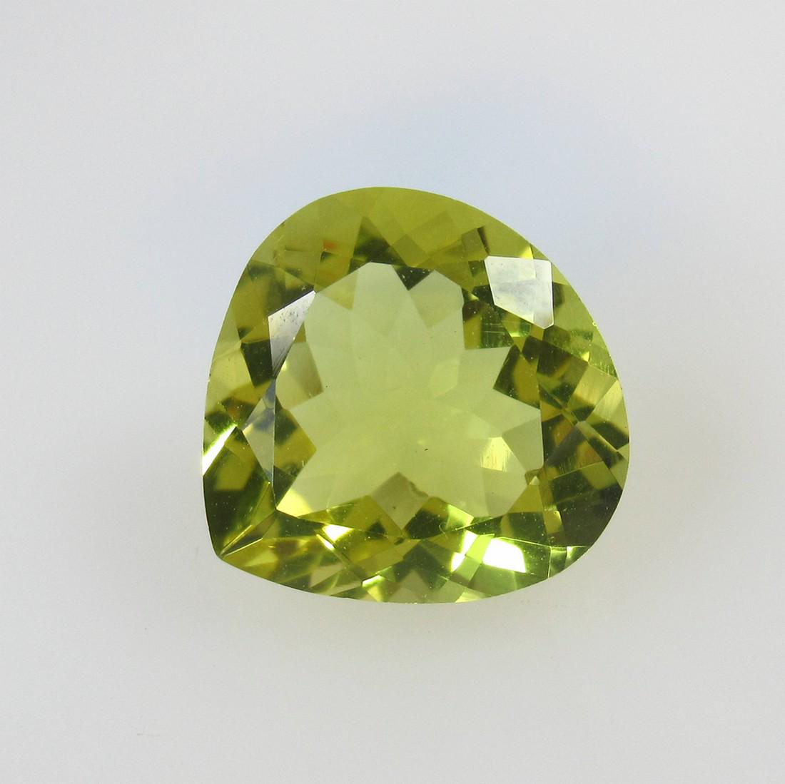 6.87 Ct Natural Lemon Quartz Pear Cut (1 of 2)