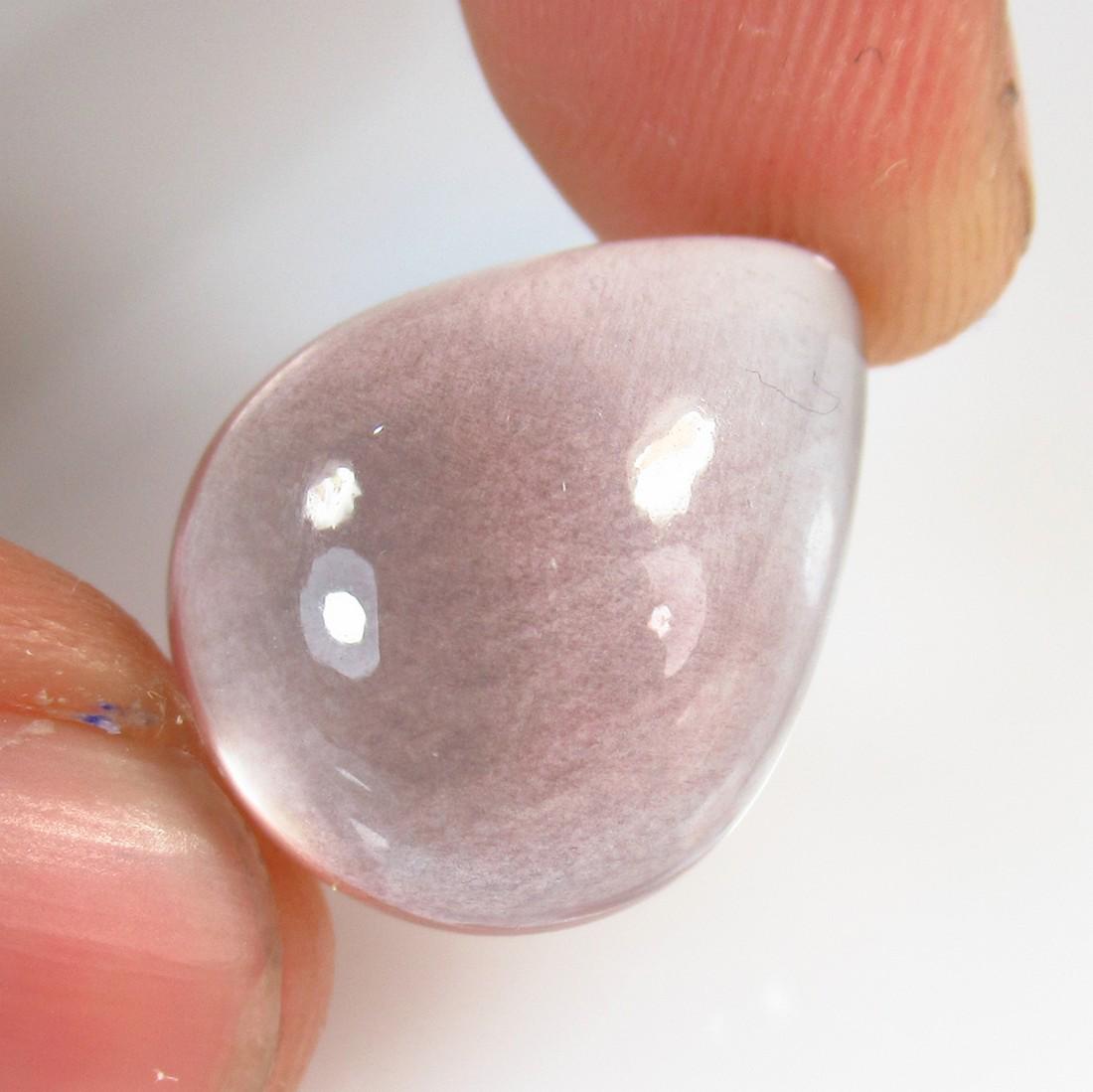 19.52 Ct Natural Rutile Quartz Pear Cab (1 of 2)