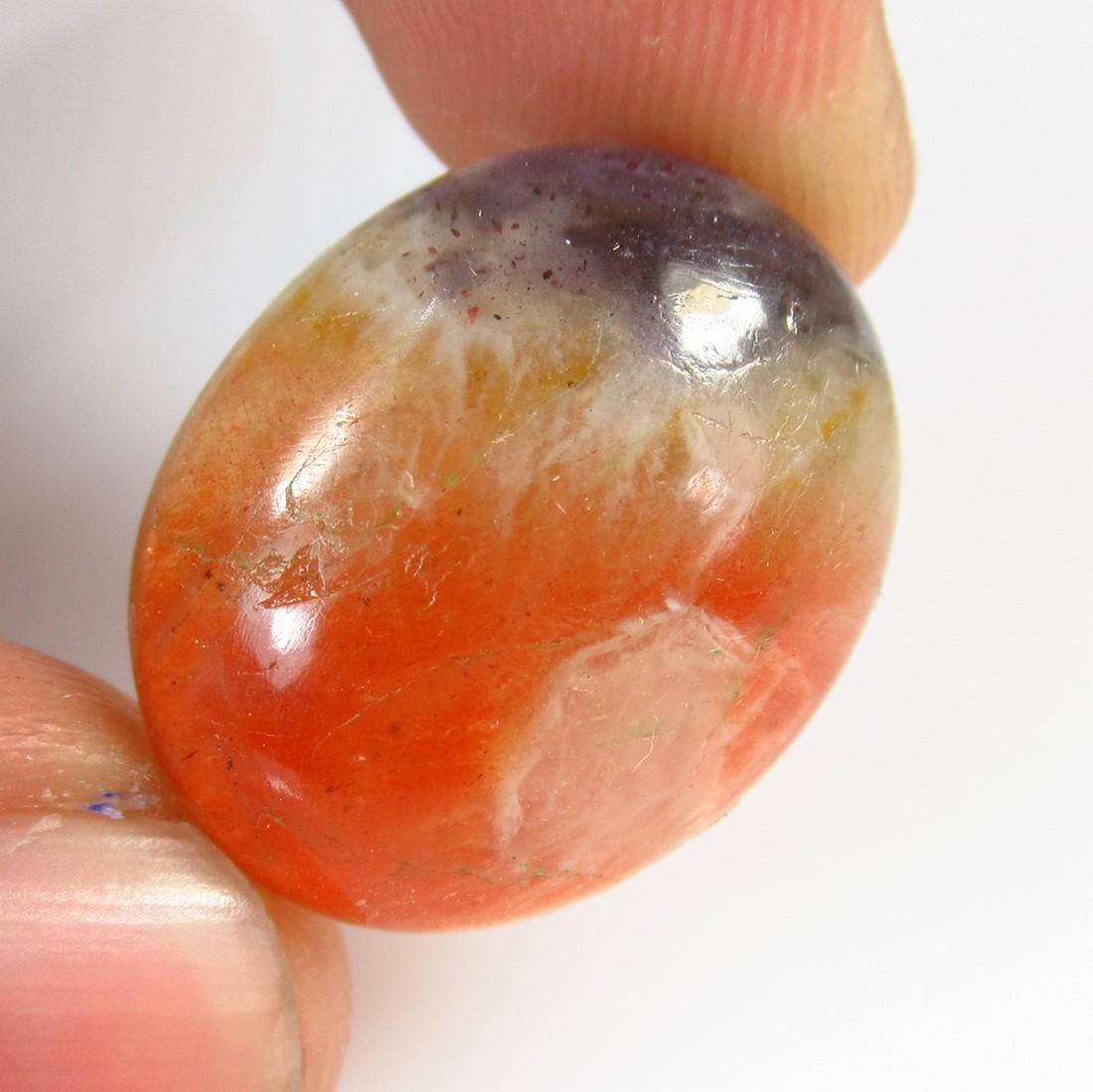 21.79 Ct Natural Banded Agate Oval Cab (1 of 2)