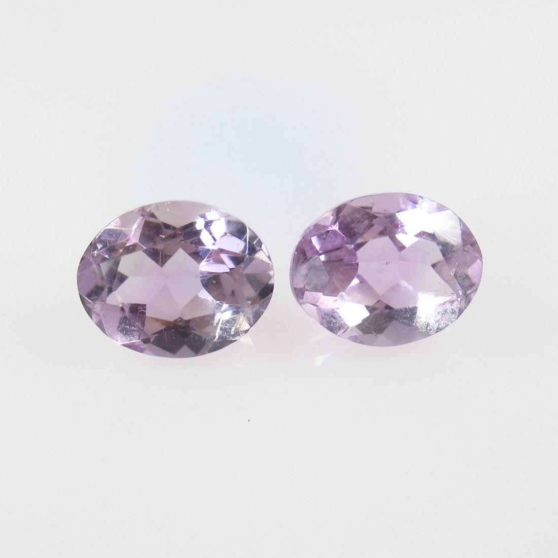 5.19 Ctw Natural Purple Amethyst Oval Pair (1 of 2)