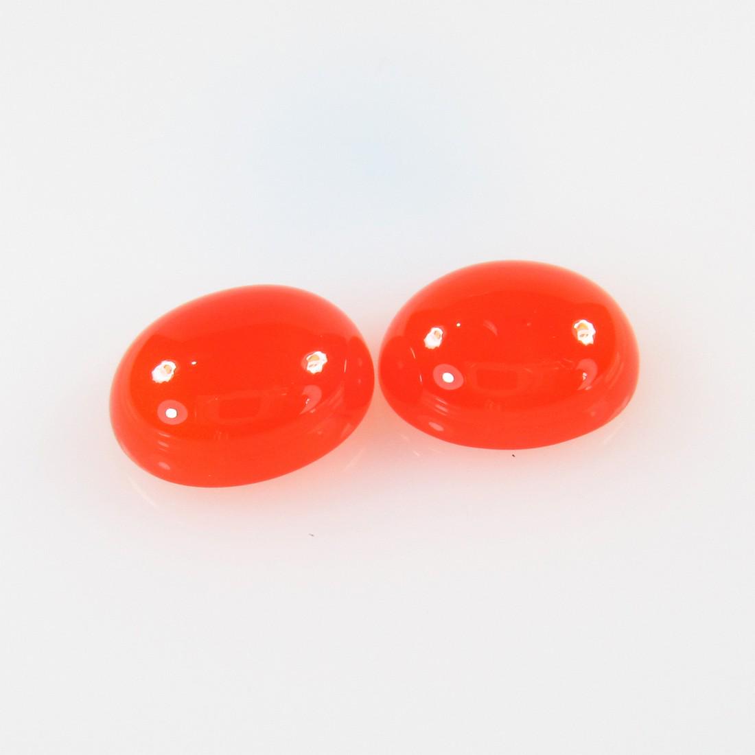 9.52 Ctw Natural Carnelian Oval Pair: No Reserve! Title: 9.52 Ctw Natural Carnelian Oval Pair Stone Clarity: Semi-Transparent Gemstones: Carnelian Size/Dimensions: 9.52 Carat Weights: 12.20 x 10.10 x 5.10 mm / 2 PC's Additional Informatio