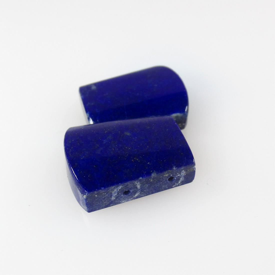 23.04 Ctw Natural Blue Lapis Lazuli Fancy Pair: No Reserve! Title: 23.04 Ctw Natural Blue Lapis Lazuli Fancy Pair Stone Clarity: Opaque Gemstones: Lapis Lazuli Size/Dimensions: 23.04 Carat Weights: 16.00 x 12.00 x 4.90 mm / 2 PC's Additional Inform