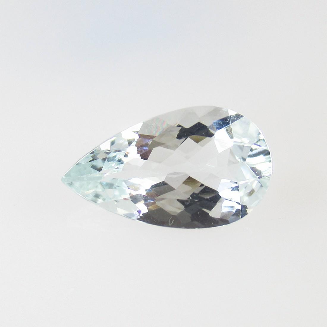 2.81 Ctw Natural Aquamarine Pear Cut (1 of 2)