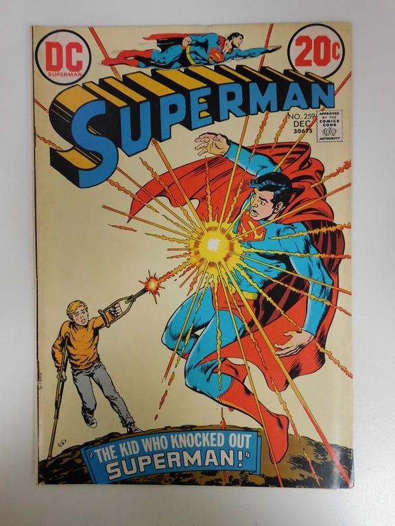 Superman #259: No Reserve! Superman #259: FN Shipping: Individual Comics: Flat-rate of $9.99 (1-8 comics) or $19.99 (9+ comics) to anywhere within the contiguous U.S. International: Foreign shipping rates are determ