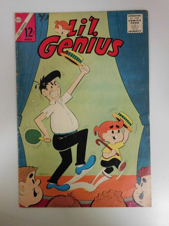 Li'l Genius #49: No Reserve! Li'l Genius #49: VG+ Shipping: Individual Comics: Flat-rate of $9.99 (1-8 comics) or $19.99 (9+ comics) to anywhere within the contiguous U.S. International: Foreign shipping rates are det
