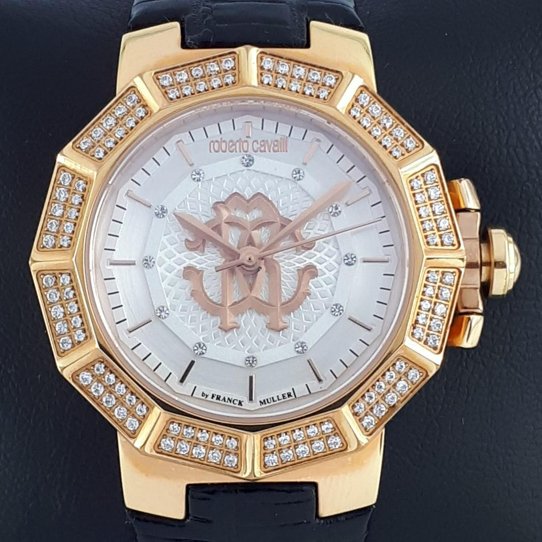 Roberto Cavalli by Franck muller - Ref:1L003 - Unisex -: Brand : Roberto Cavalli by Franck muller Ref : 1L003 Gender : Unisex Movement : Quartz Type : Analogue wristwatch Total Lenght : 19 cm / 7,48 inch (Including Watch Case) Case Size : 36 mm / 1,42 Inch<