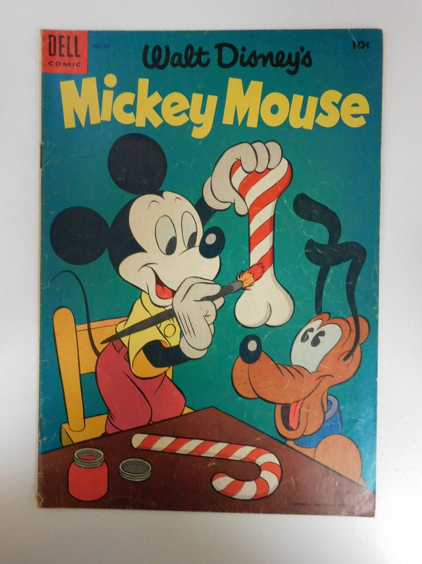 Mickey Mouse #39: No Reserve! Mickey Mouse #39: VG Shipping: Domestic: Flat-rate of $9.99 (1-8 comics) or $19.99 (9+ comics) to anywhere within the contiguous U.S. International: Foreign shipping rates are determined b