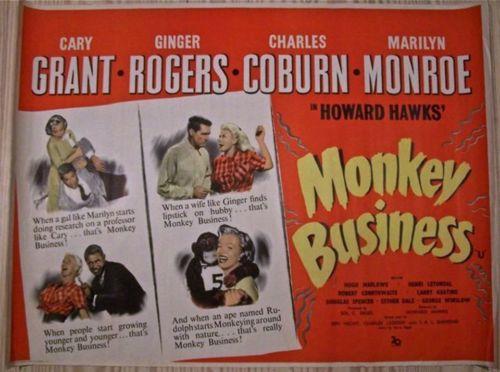 Monkey Business '52 UK Quad Monroe & Grant! Not Folded! (1 of 3)