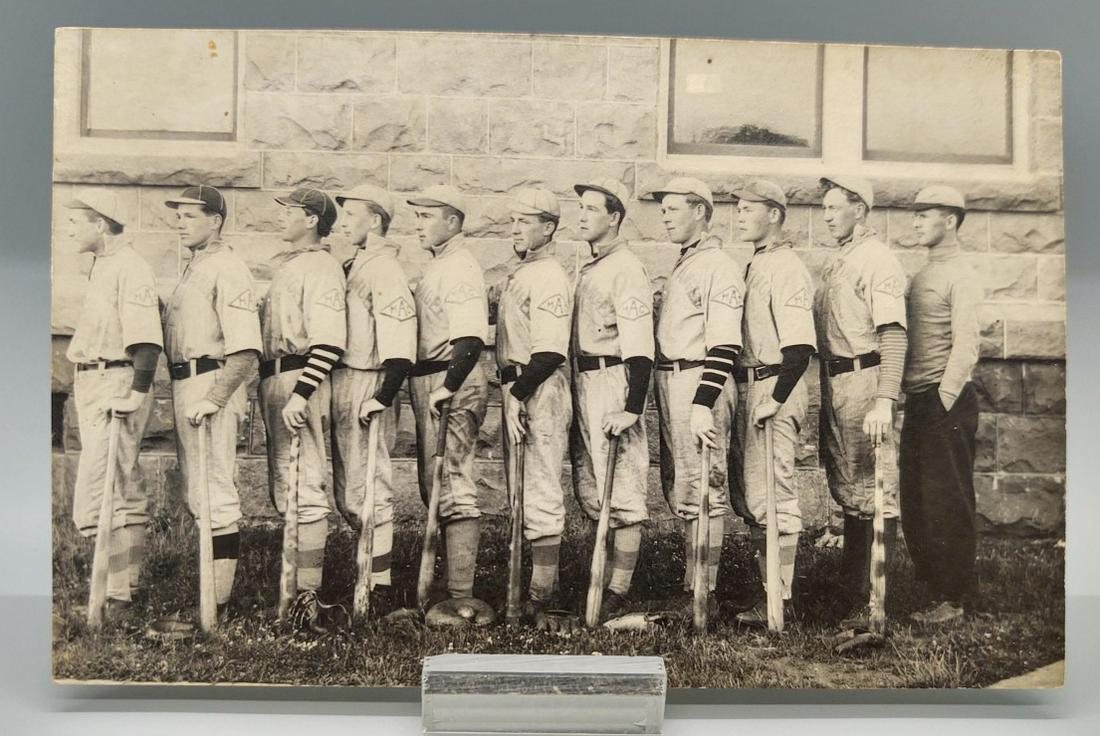 1910's Mt. Angel, Oregon Baseball Team Photograph (1 of 2)