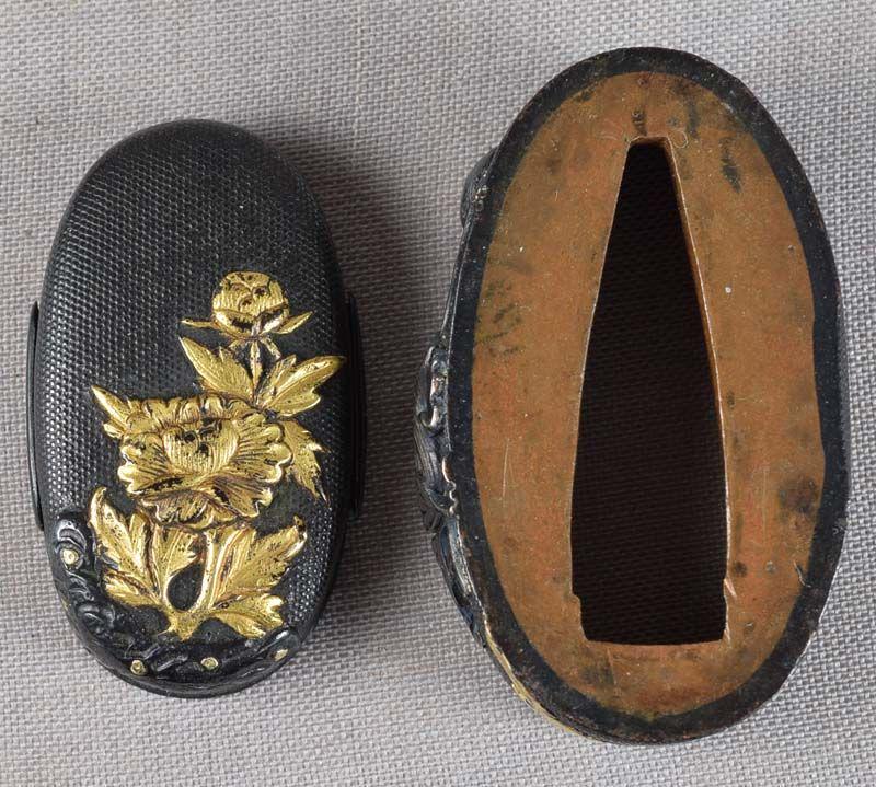 19c Japanese sword FUCHI KASHIRA (1 of 6)