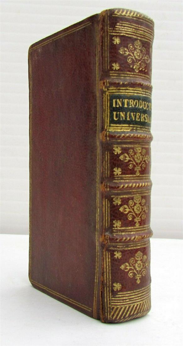 1632 EUROPEAN HISTORY & POLITICS antique: [1632] Johannes Angelius WERDENHAGEN Universalis introductio in omnes respublicas sive Politica generalis. Amsterdami apud Guilielmum Blaeu, 1632. In-24 (2 3/8 by 4 3/8") Red morocco binding, double g