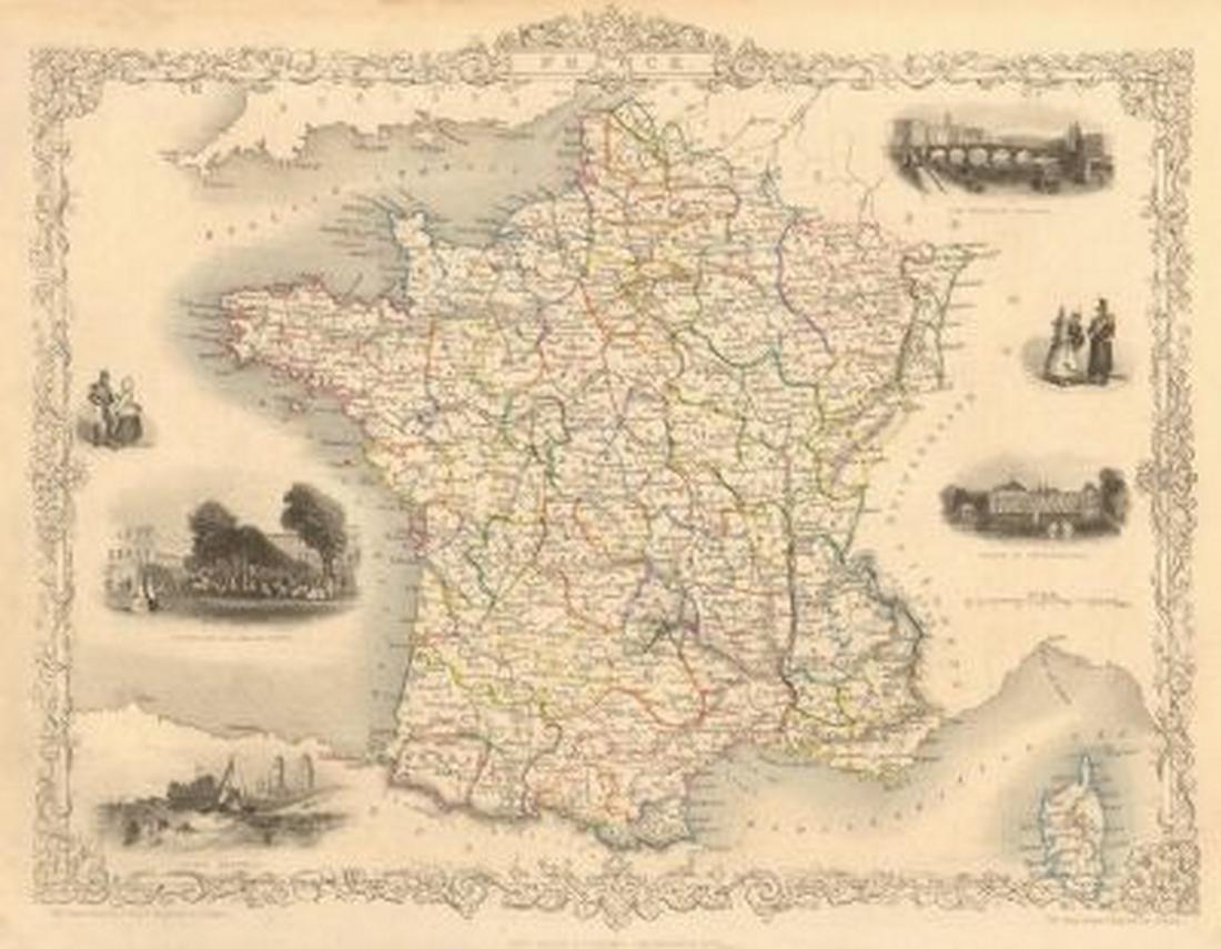 FRANCE in Provinces wiithout Comté de Nice & (1 of 2)