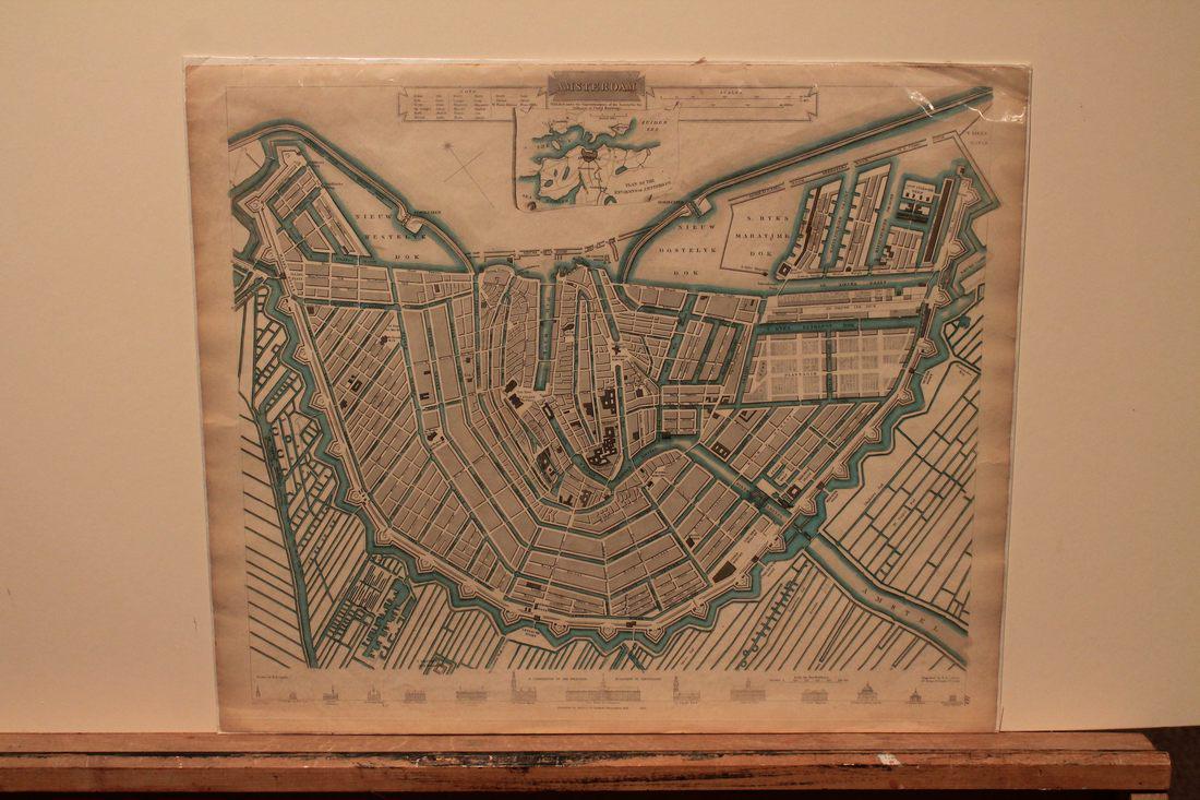 1836 Map of Amsterdam (1 of 3)