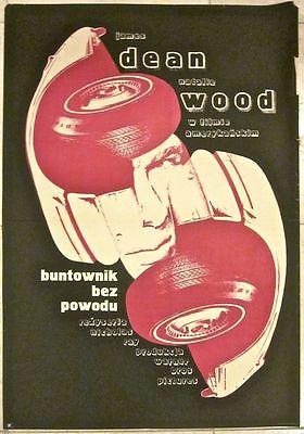 Rebel Without A Cause 1955 Polish Poster - James Dean & (1 of 1)