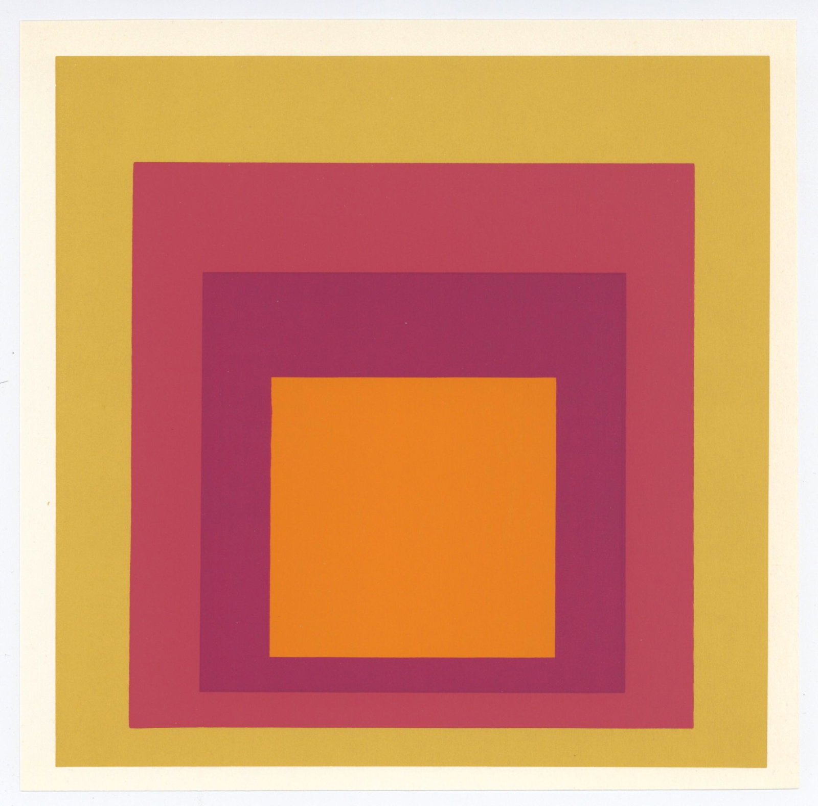 Josef Albers silkscreen "Homage to the Square" (1 of 1)
