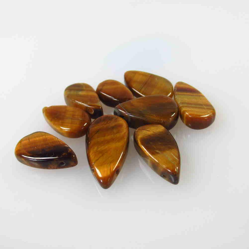 17.77 Ctw Natural 8 Tiger's Eye Pear Set (1 of 2)