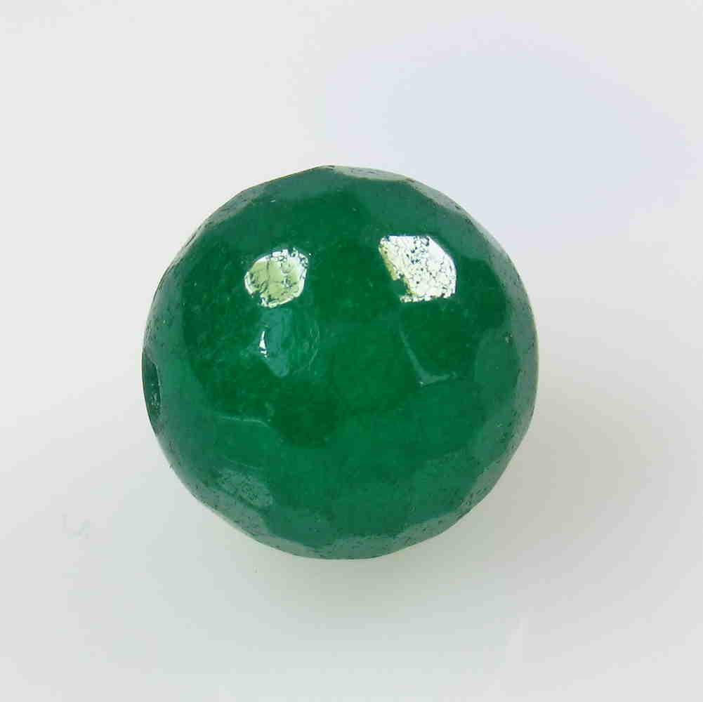 17.20 Ctw Natural Drilled Green Onyx Round Beads (1 of 2)