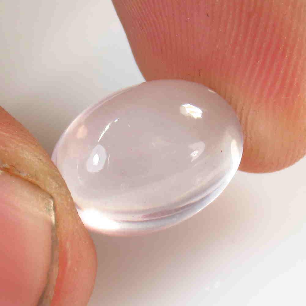8.01 Ctw Natural Rose Quartz Oval Cab (1 of 2)