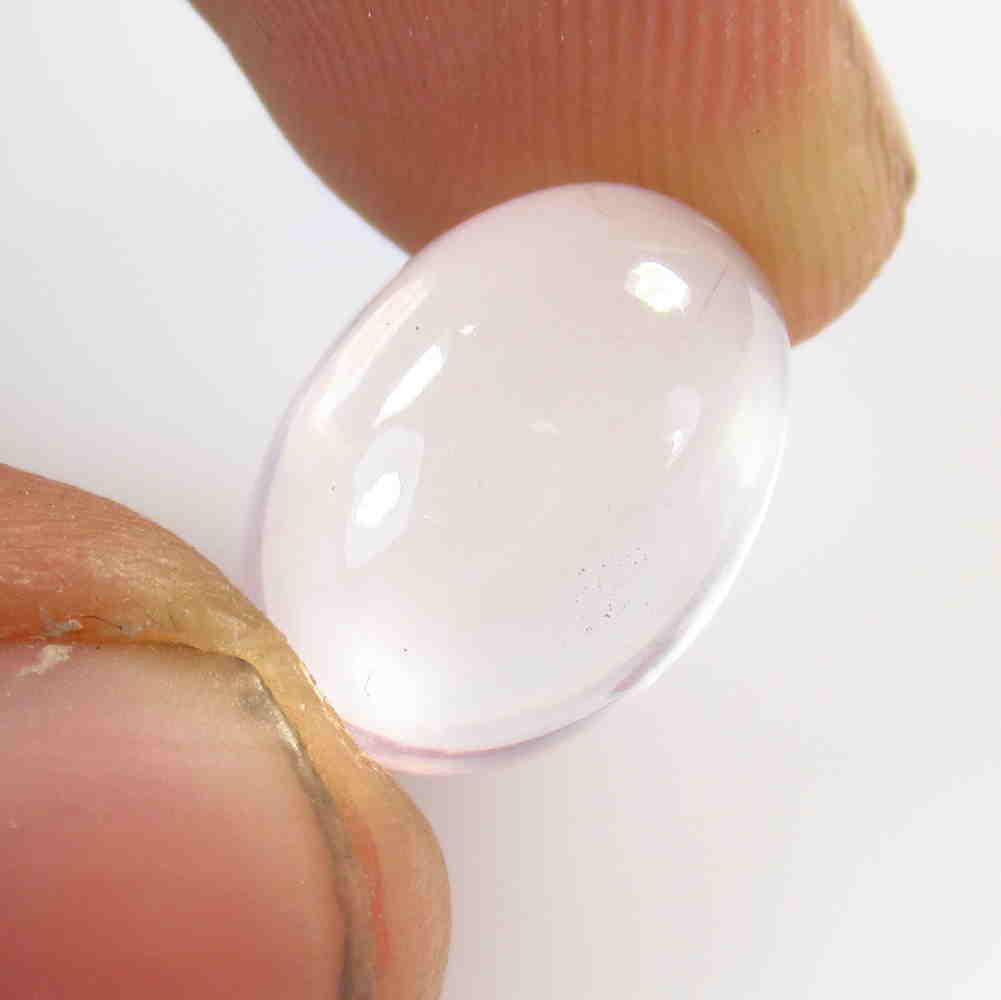 6.82 Ctw Natural Rose Quartz Oval Cab (1 of 2)