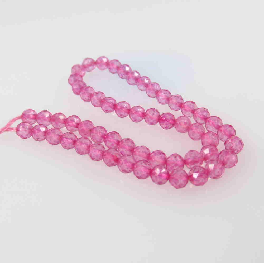 8.16 Ctw Natural 54 Drilled Pink Topaz Round Cut Beads: No Reserve! Title: 8.16 Ctw Natural 54 Drilled Pink Topaz Round Cut Beads Stone Clarity: VVS Gemstone: Pink Topaz Beads Carat Weight: 8.16 Dimensions: 2.90 to 3.00 mm / 54 PC's Additional Information: