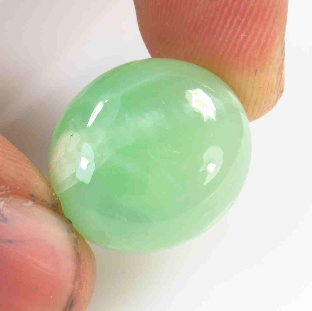 20.11 Ct Natural Chalcedony Oval Cab (1 of 2)