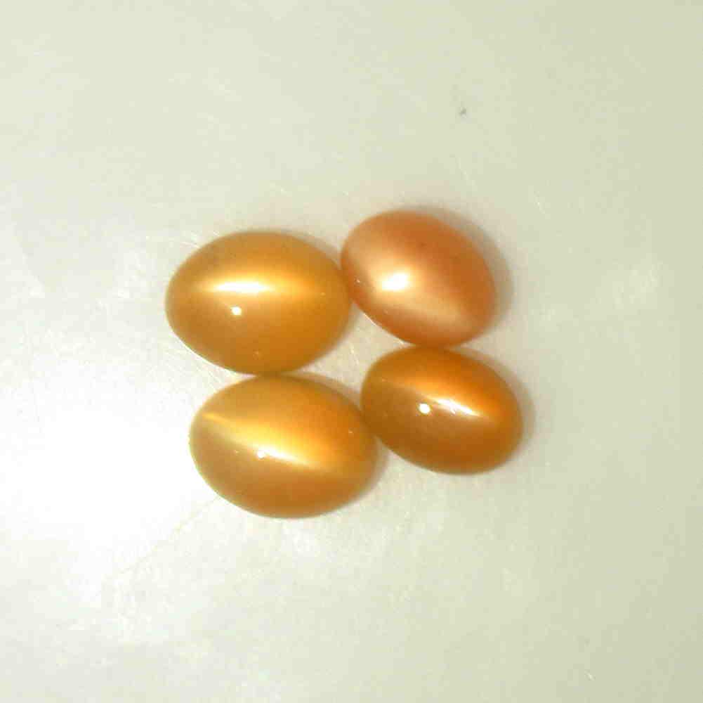 5.14 Ct Natural 4 Moonstone Oval Set (1 of 2)